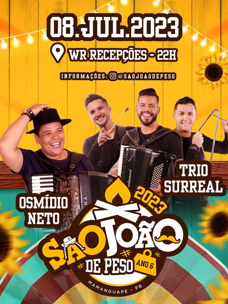 SÃO JOÃO DE PESO – ANO VI (08/07/2023) - sao joao de peso